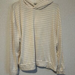 Women’s Modern Striped Design Pullover Sweater, A New Day, Size XL